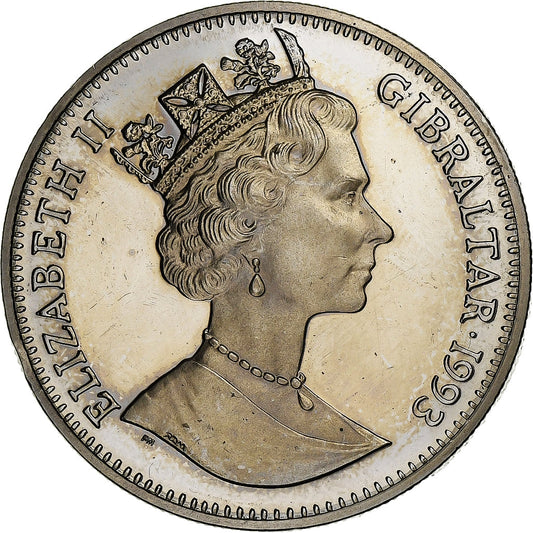 Gibraltár,
 
 Alžbeta II.
 
 2,8 ECU