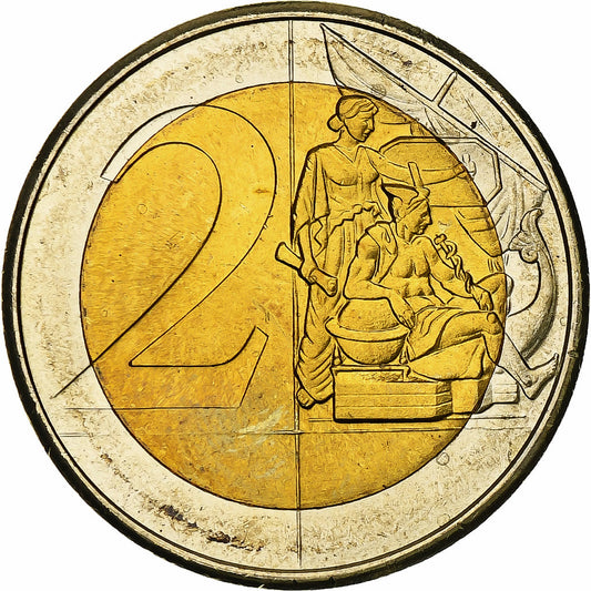 Gibraltár, 
  
  2 eurá, 
  
  Fantasie-Euro-Moster