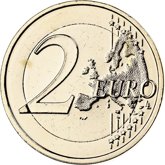 Nemecko, 
  
  2 eurá, 
  
  Fantasieprägung .Dorée